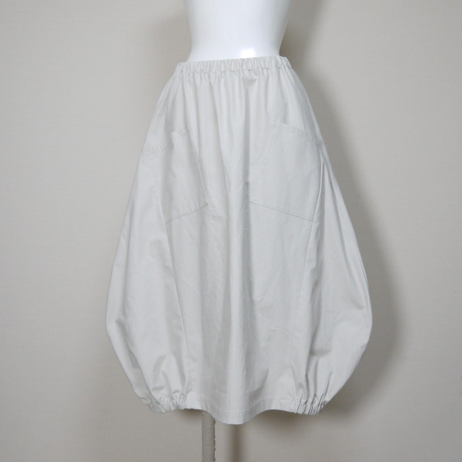 【リップクロス】バルーンスカート　ロング◆アイボリー◆フリーサイズ（コットン100％） | 2枚目