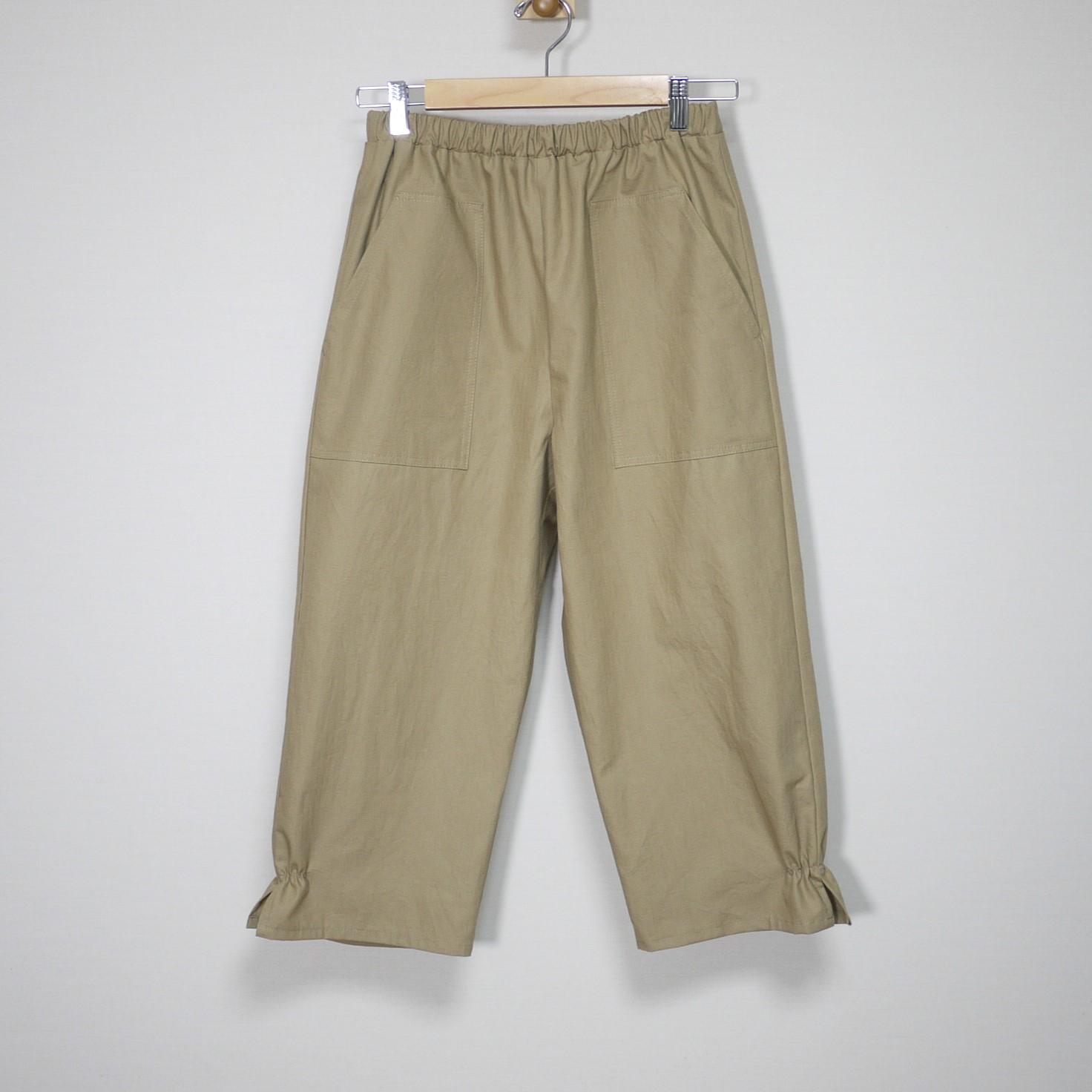 【リップクロス】ポップスリットパンツ◆モカベージュ◆フリーサイズ(コットン100%) | 3枚目