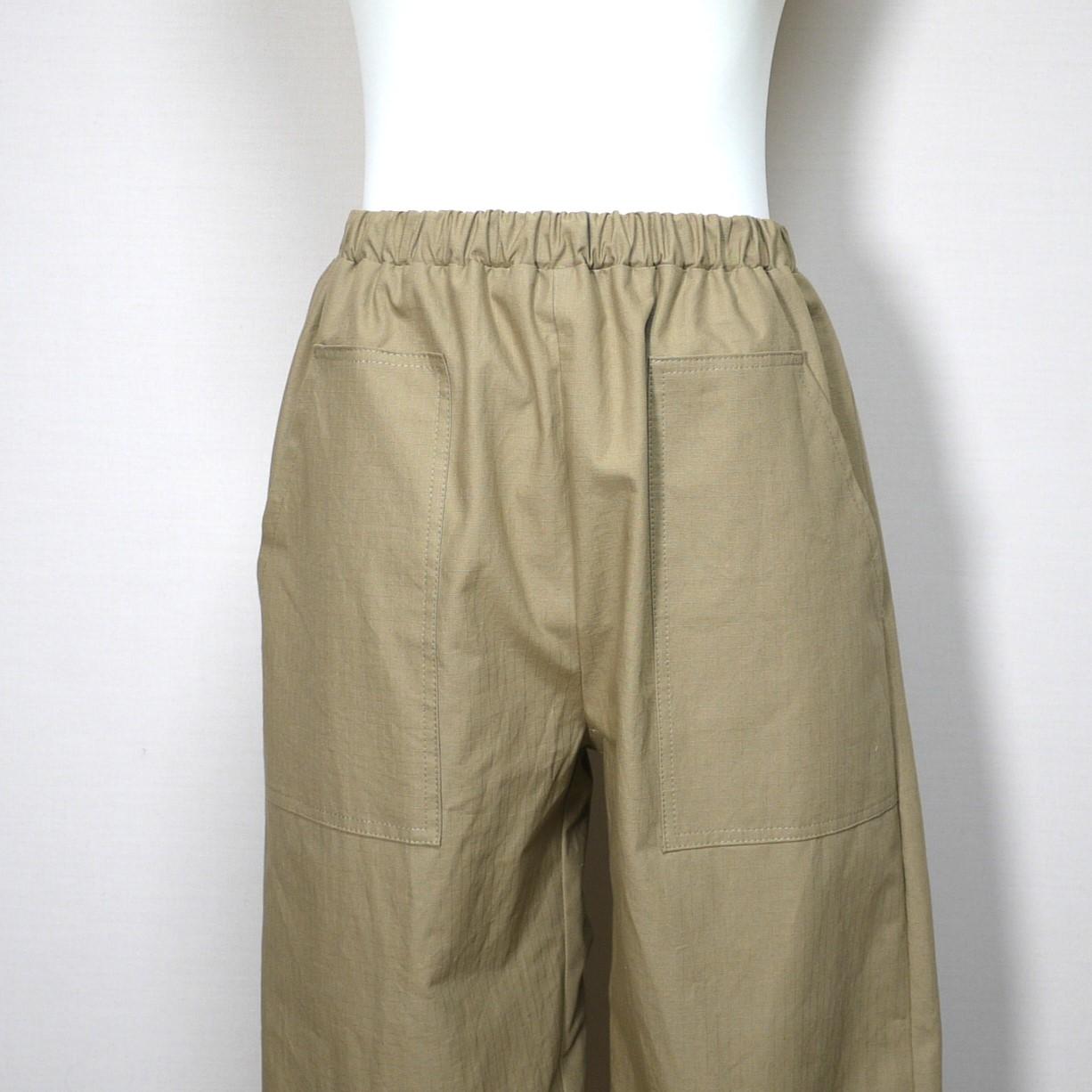 【リップクロス】ポップスリットパンツ◆モカベージュ◆フリーサイズ(コットン100%) | 4枚目