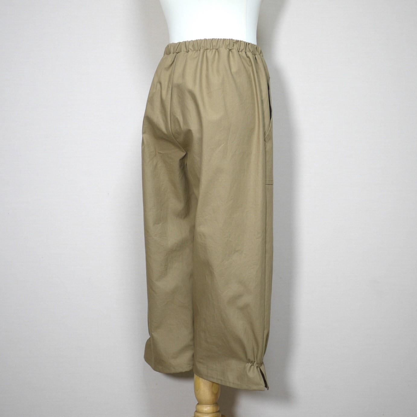 【リップクロス】ポップスリットパンツ◆モカベージュ◆フリーサイズ(コットン100%) | 9枚目