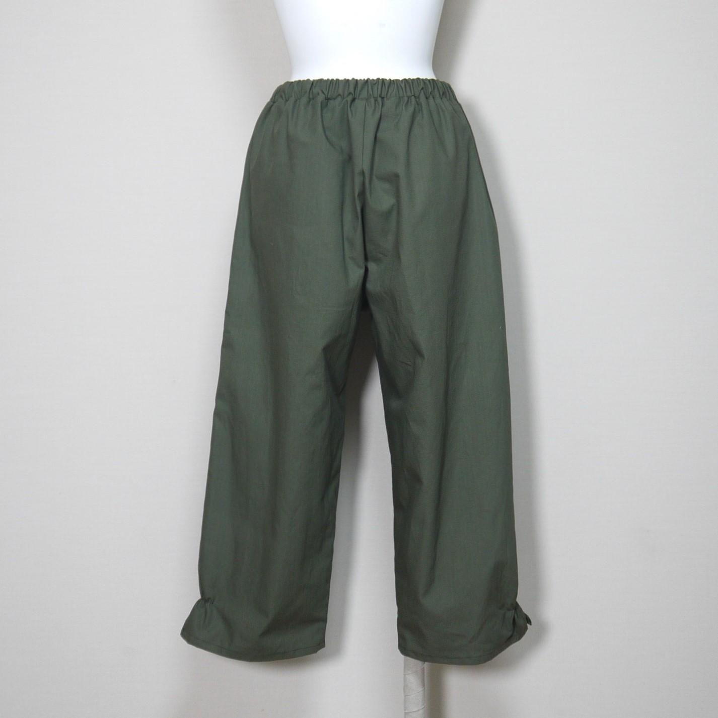 【リップクロス】ポップスリットパンツ◆カーキ◆フリーサイズ(コットン100%) | 8枚目