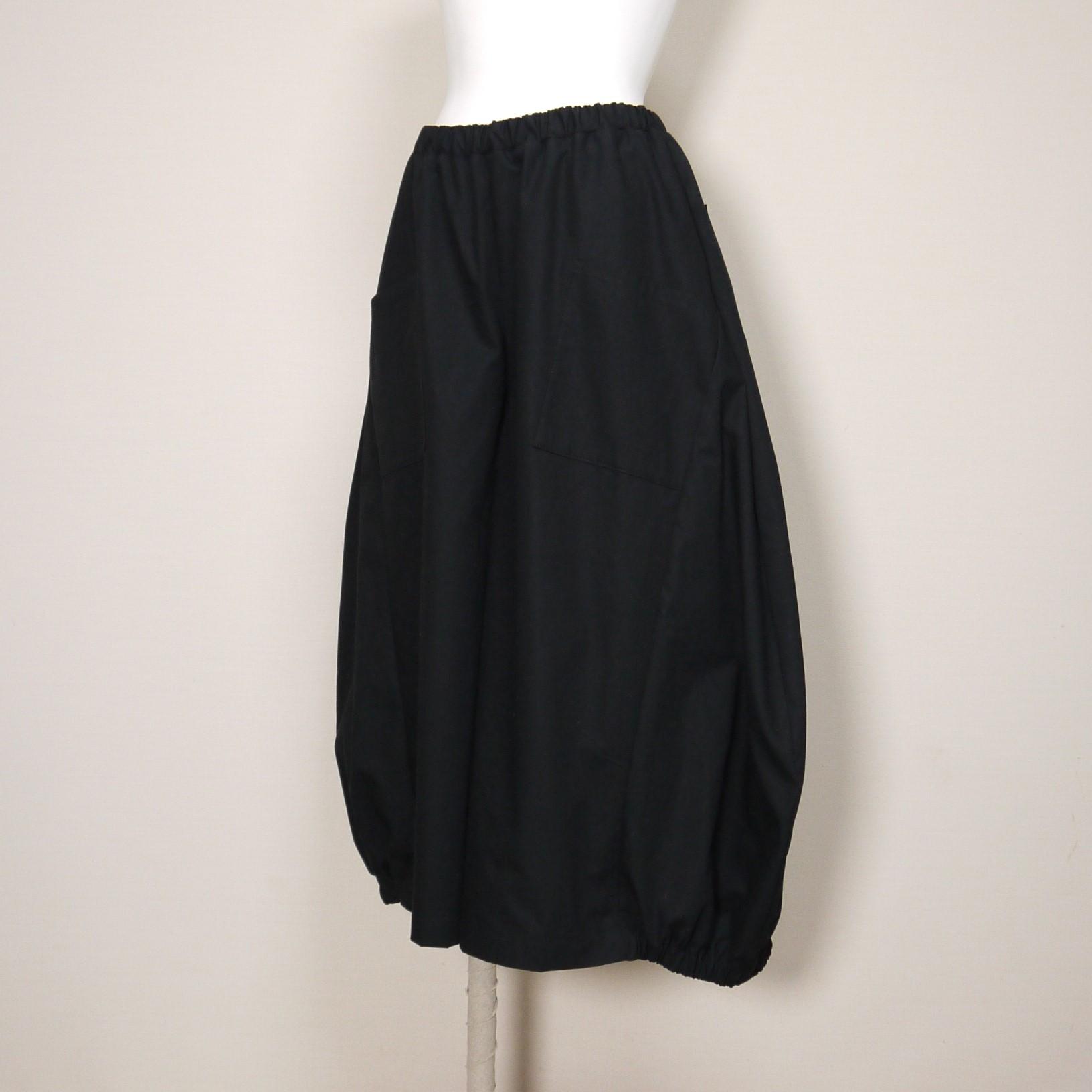 【リップクロス】バルーンキュロット ロング◆ブラック◆S・M・L・LL(コットン100%) | 2枚目