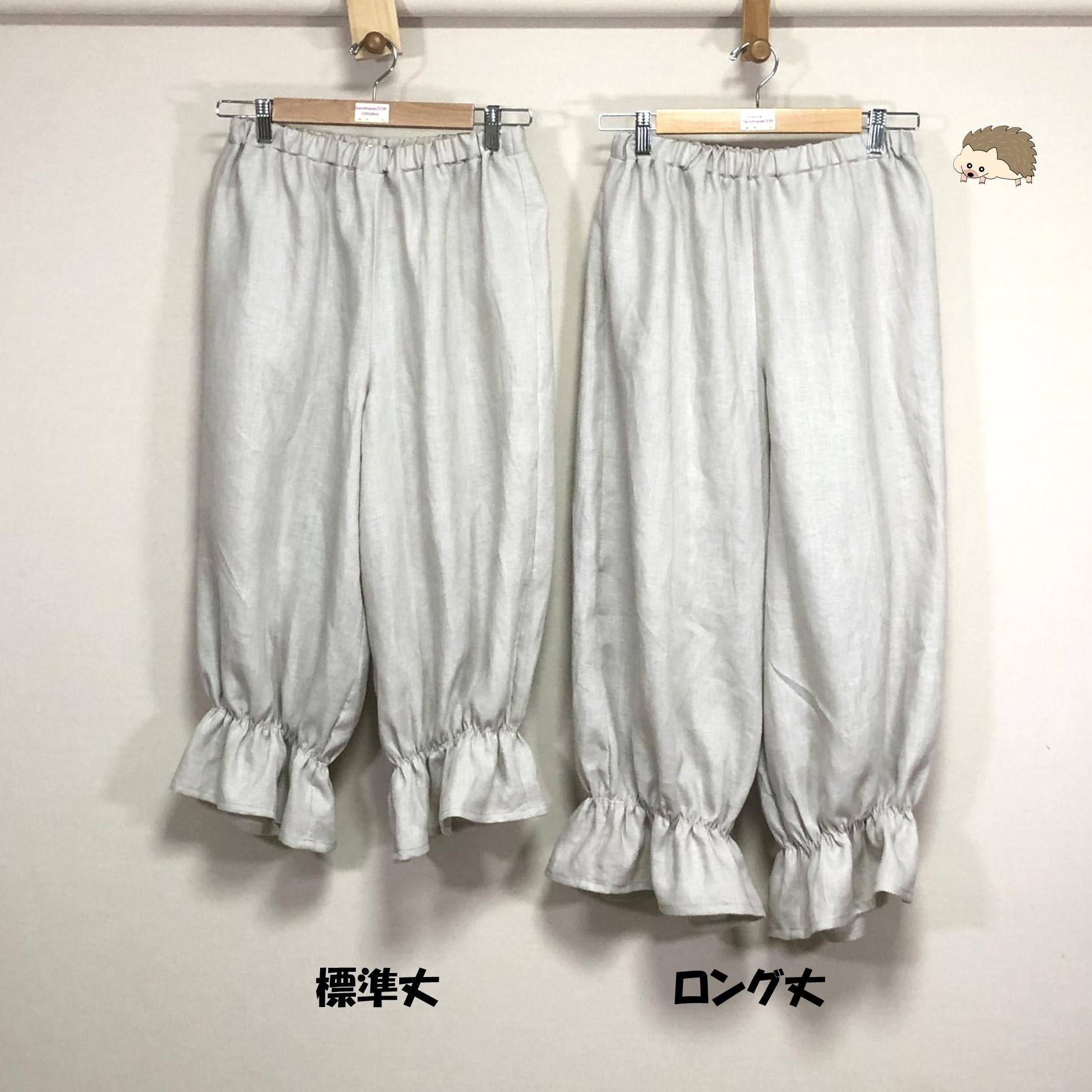 カラーリネン◆ゆるふわペチ ロング丈◆ナチュラル◆フリーサイズ(中厚、リネン100%) | 3枚目